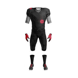 Uniforme de football américain à manches courtes avec logo personnalisé, haut de gamme, économique, best-seller, fabriqué en usine, matière supérieure, vente en gros - Product Image 5