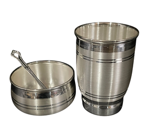 Hot Selling Sale Stainless <b>Steel</b> Noodle Soup <b>Bowl</b> With Spoon Custom Logo Mirror Polished <b>Steel</b> <b>Bowl</b> - Product Image 5