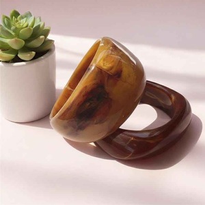 Pulseras y Brazaletes de Resina para Mujer, Nueva Colección, Joyería Estilo Ángel para Fiestas y Bodas, Alta Calidad - Product Image 3