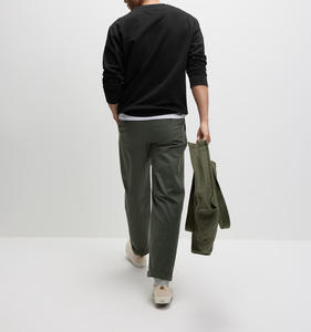 OEM de fábrica de peso pesado de algodón de manga larga en blanco personalizado de impresión de los hombres Streetwear sudadera para los hombres - Product Image 5