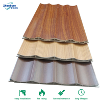 Panneau mural en PVC imperméable et écologique avec surface imitation bois pour revêtement mural intérieur de salon - Meilleur prix