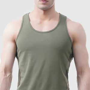 Heavy Cotton 2025 Sleeveless <b>Sports</b> <b>Vest</b> Fitness <b>Sports</b> Crewneck <b>Men's</b> <b>Vest</b> Custom Logo for <b>Men</b> Tank Top OEM Serviced - Product Image 6