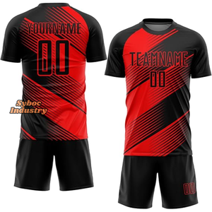 Uniforme de football pour hommes tissu respirant de haute qualité nouveau Kit de maillot de football de Style Vintage pour les jeunes - Product Image 4