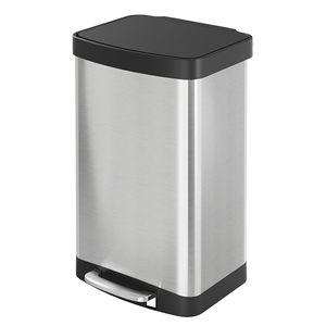 Fabricant turc, poubelle de recyclage rouge écologique en plastique HDPE de 660 litres, sur pieds, 4 roues, pour usage intérieur/extérieur - Product Image 1