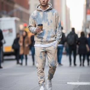 ชุดวอร์มแบบสวมหัว โพลีเอสเตอร์ 100% แบบสั่งทำพิเศษ ทรงโอเวอร์ไซส์ สำหรับกิจกรรมกลางแจ้ง แบบซับลิเมชั่น - Product Image 3