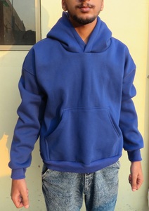 Sudaderas con capucha para hombre, gruesas, 100% algodón, tallas grandes, para fiestas, sudaderas personalizadas de algodón para hombre - Product Image 4