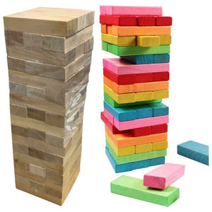 Hot Selling Modern Design Rainbow <b>Wooden</b> <b>Building</b> <b>Blocks</b> Educational Toy Unisex From Tradnary - Product Image 4