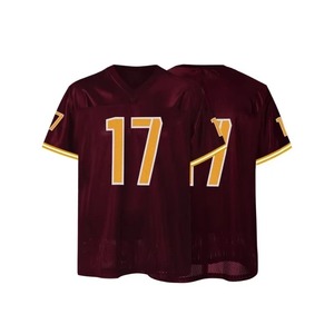 Maillot de football américain rétro Erni Sports pour hommes, en maille respirante, uniforme de rugby, col en V, t-shirt de sport d'entraînement, vente en gros, personnalisable - Product Image 2