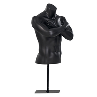 Mannequin de torse masculin musclé 1/2 corps