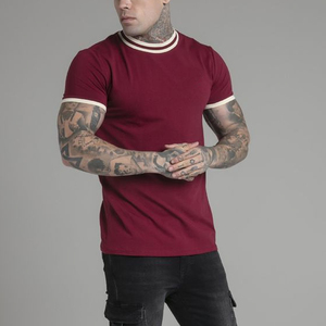 Camiseta Ringer, Camisetas de Estilo Suave Unisex, Jersey Fino, Camisetas de Manga Corta para Hombre, Camisetas Ringer - Product Image 4