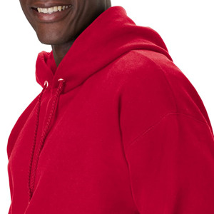 Impression de logo personnalisé avec des cordes Sweats à capuche pour hommes Streetwear Sweats à capuche à épaules tombantes Sweatshirt à capuche personnalisés pour hommes - Product Image 4