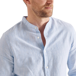 เสื้อลำลองคอวีแขนครึ่งท่อนของผู้ชายเสื้อคอตตอนผ้าป๊อปลินระบายอากาศได้ดีออกแบบได้ตามที่ต้องการน้ำหนักเบา2025 - Product Image 2