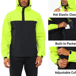 Deporte al aire libre Hombres Chaquetas Softshell A prueba de viento Trekking al aire libre de gran tamaño Unisex Cremallera Parkas Chaquetas de talla grande para hombres - Product Image 4