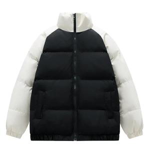 2024 Winter Warm Windproof Jackets Men Streetwear Patchwork Thick Parkas Down Cotton Padded <b>Coat</b> Men Korean Bubble Puffer Jacket - Product Image 1