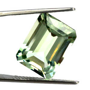 ลูกแพร์โกเมนธรรมชาติ10X14MM พลอยสีเขียวเหลี่ยมเพชรพลอยสีเขียวมรกตแปดเหลี่ยม - Product Image 1