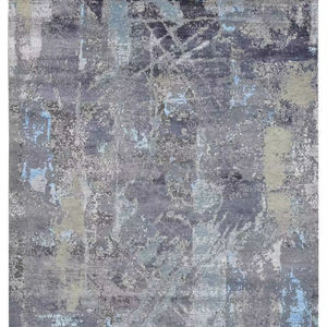 Luxueux moderne grande taille noué à la main laine bambou soie noeud tapis brodé turc Design animal de compagnie abstrait pour la décoration de bureau à domicile - Product Image 1