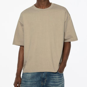 T-shirt surdimensionné pour hommes de qualité supérieure Design unique Tissu respirant Style personnalisé à la mode pour Fitness T-shirts pour hommes - Product Image 1