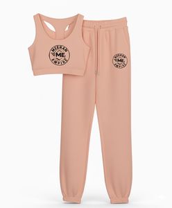 Ensemble de vêtements de yoga et de sport pour femmes MEERAN EMPIRE, imprimé chat, tissu polaire, taille mi-haute, style doux, leggings de compression d'hiver, soutien-gorge push-up - Product Image 6