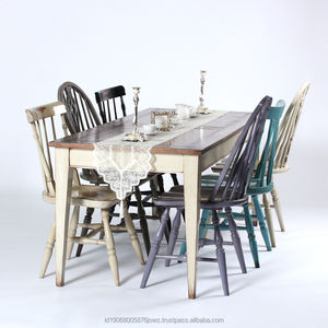 Vintage Classic <b>Mahogany</b> <b>Dining</b> Table and <b>Chair</b> Set No. 7110 for indoor or outdoor for an aesthetic <b>dining</b> room - Product Image 1