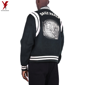Nouveau haute qualité à la mode hommes Baseball laine corps lettre hommes varsity vestes prix de gros - Product Image 4