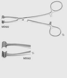 Fórceps de conducto biliar quístico gris Instrumento esencial manual para procedimientos quirúrgicos - Product Image 6