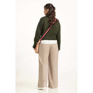 Relax Fit Women's <b>Turtleneck</b> Casual Winter <b>Sweater</b> with Full Sleeves and Anti-Pilling Feature WM-SWT-WS25-031A - Product Image 3