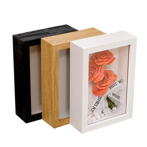 Marco de Fotos A4 de 6*8 Pulgadas con Sombra Profunda de 3 cm, para Montar en la Pared o de Sobremesa, Regalo de Cumpleaños Hecho a Mano, Marco 3D con Adorno de Mariposa - Product Image 2