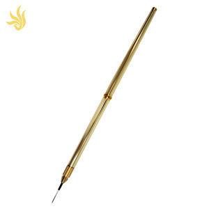 Lápiz de Maquillaje Portátil Dorado y Delgado de Acero Inoxidable Semipermanente Personalizado, Aguja para <span class=keywords><strong>Microblading</strong></span> <span class=keywords><strong>Phibrows</strong></span> - Product Image 2