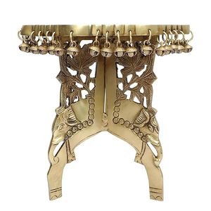 High Quality Brass Side <b>Table</b> with Unique Geometric Frame for Trendy Homes Accessible Available at Affordable Price from India - Product Image 3