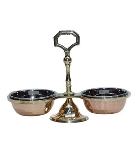 Juego de Cuencos Dobles para Encurtidos de Cobre, Precio Económico de Fábrica, Cobre Tradicional, Encanto Moderno, Obtenga su Dosis de Encurtidos Frescos - Product Image 6