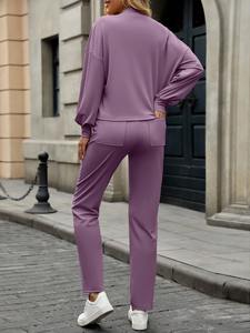 Ensemble de survêtement actif pour femmes, vêtements de sport décontractés, vêtements de sport pour l'entraînement, conçu pour le confort, le style et les performances quotidiennes - Product Image 2