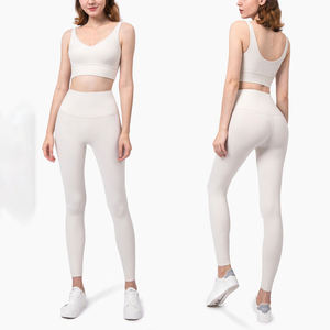 Premium Womens Active Wear Set 80% Nylon 20% Spandex Transpirable Tallas grandes Sujetador deportivo Pantalones OEM al por mayor Hecho en Pakistán - Product Image 1