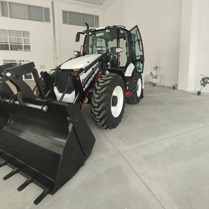 Envío gratis Hidromek HMK 102 S rueda retroexcavadora CE EPA aprobado para la venta con cargador frontal y accesorio de retroexcavadora - Product Image 4