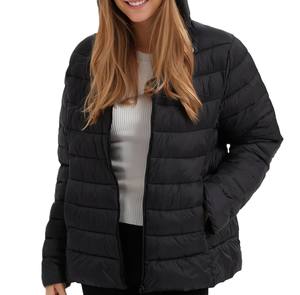 แจ็กเก็ตขนเป็ดมีฮู้ดสำหรับผู้หญิงแจ็กเก็ตฤดูหนาวกันลมปรับแต่งได้มีสไตล์ - Product Image 5