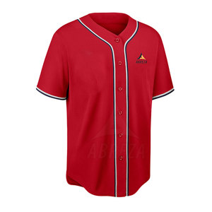 Recién llegado, conjuntos de uniformes de béisbol y softbol de poliéster 100%, ropa deportiva transpirable y cómoda al mejor precio - Product Image 4