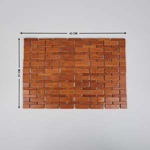 High Quality Bamboo <b>Placemat</b> with Unique Rounded Design Classic Style Tableware Decorative Mats & Pads for Parties & Functions - Product Image 3