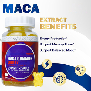 Gomitas de Equilibrio Hormonal Maca Plus de WXW, Suplemento Energético, Gomitas de Raíz de Maca, Gomitas de Raíz de Maca Silvestre y Orgánica - Product Image 5