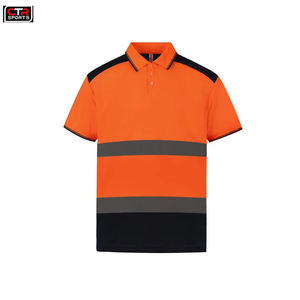 OEM 100% coton coupe classique sécurité garde polos été impression logo vêtements de travail T-Shirt avec fonction imperméable - Product Image 3