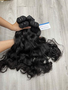 Cheveux humains ondulés naturels de qualité supérieure, super double trame, texture douce, volume durable - Product Image 4