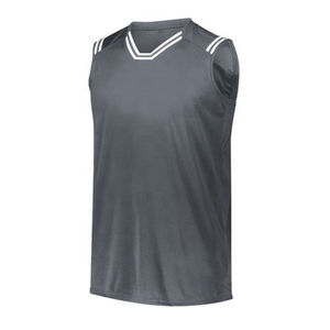 Dernier modèle de maillot de basketball en filet personnalisé pour homme, maillot vierge, uniforme de basketball universitaire, personnalisez votre propre maillot de basketball d'équipe - Product Image 4