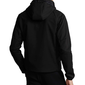 Người đàn ông mùa đông ấm vải đứng cổ áo tùy chỉnh lai softshell nóc Áo khoác bông <span class=keywords><strong>Polyester</strong></span> đầy Windproof không thấm nước - Product Image 6
