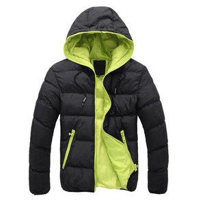Puffer Jacket <b>Winter</b> <b>Quilted</b> Custom Puffer Jackets Men Zipper up Closure Puffer Plus Size Jackets - Product Image 2
