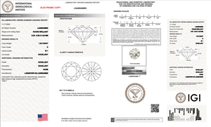 D Couleur SI1 Clarté 1.00Ct HPHT-CVD Poli Labgrown Diamant Forme Ronde IGI & GIA Certifié Bijoux Diamants Lâches - Product Image 5
