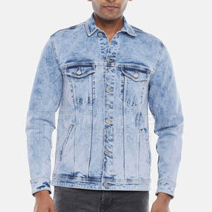 Hot Selling 100% Cotton Men's Winter <b>Jacket</b> Premium Quality Comfortable Jeans Style Online Sale - Product Image 1