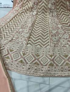 NUEVO ELIGANT STUNNING ETHENIC WEAR MUJER HEAVY BLOOMING VESTIDO DE SEDA ROPA DE BODA - Product Image 4