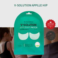 Beauugreen v-solution Patch de hanche de pomme-fabriqué en corée-hydratant apaisant belle hanche réduit l'élasticité de la cellulite