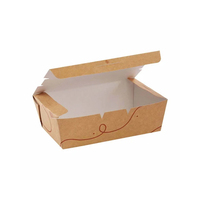 Récipients alimentaires en papier kraft étanches avec couvercles Emballage écologique pour la préparation de repas ou à emporter à usage industriel OEM personnalisé pour aliments