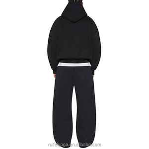 Vente en gros de sweats à capuche 100% coton avec fermeture éclair pour hommes, vêtements d'hiver imprimés numériquement - Product Image 3