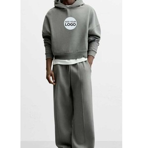 Chándal para hombre con bolsillos con cremallera, sudaderas con capucha, chándal, 2 piezas, correr, trotar, deportes, chándal informal - Product Image 6