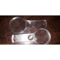 MAYALAB Handheld Acrylic Magnifier 50mm Lens White Color Black Frame Lightweight Light Reading Repair Tool 1 Year Warranty